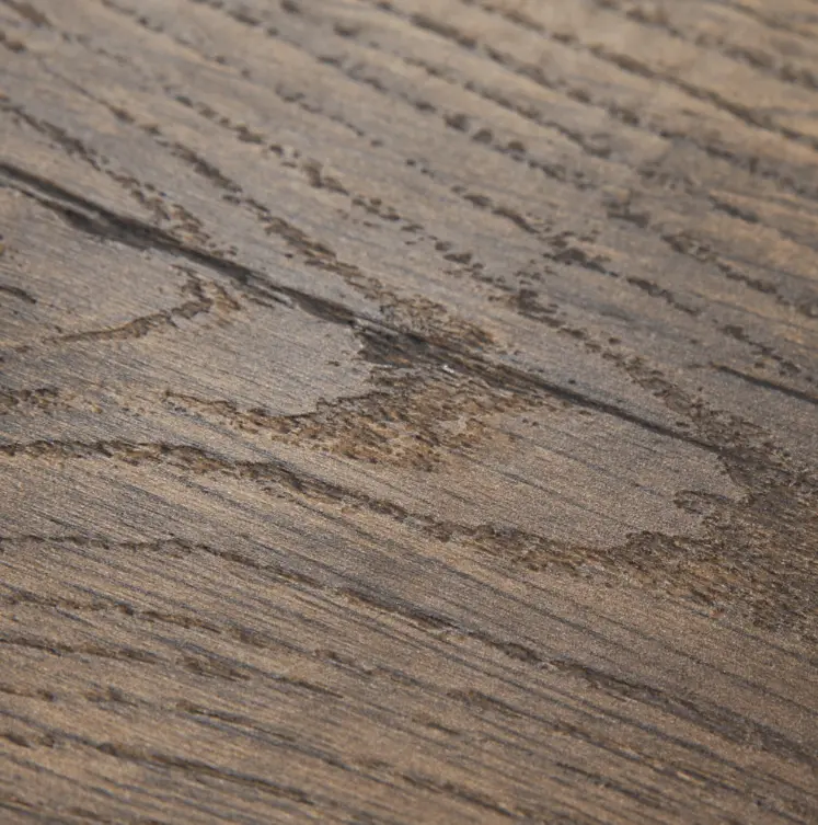 vinyl flooring wood grain texture close up on dark brown style